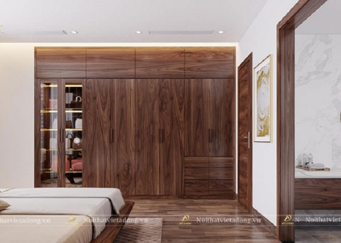 Tủ quần áo gỗ óc chó TA- 38